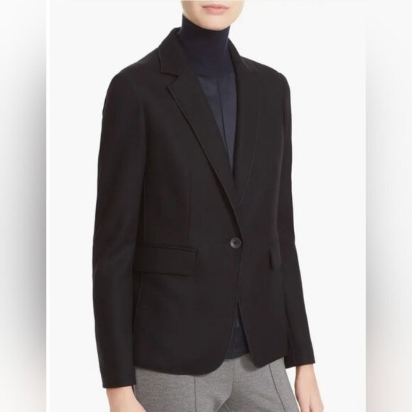 Rag & Bone Club Sof Wool Blazer Single-button Notch lapels Size 10 - Picture 4 of 8